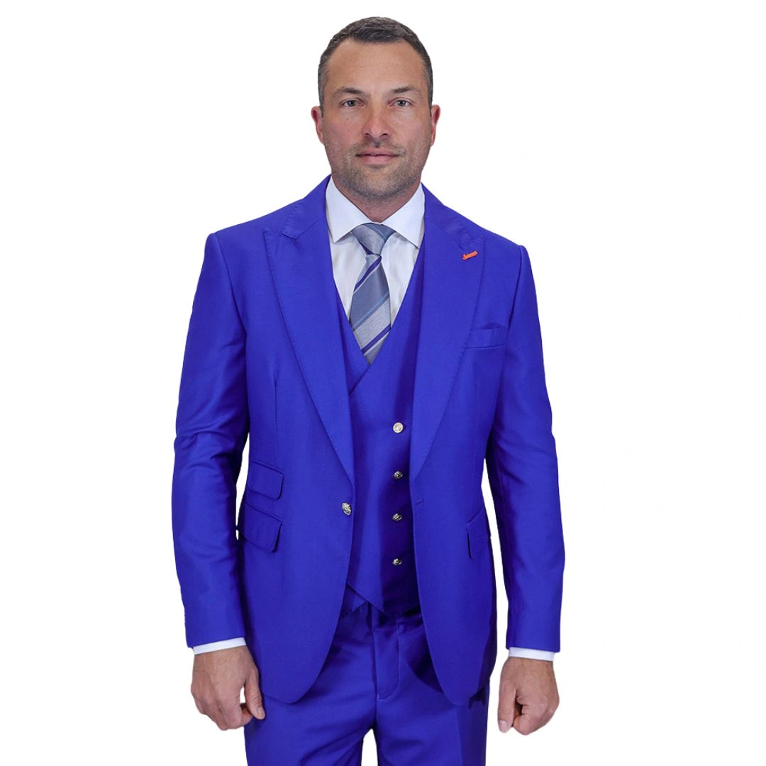 Aether Crest: Regal 3-Piece Suit, Modern Fit – Own Your Moment
